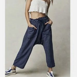 FREE PEOPLE Runyon Oversized Stripe Pants NWOT